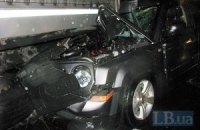 В Киеве возле Южного моста произошло двойное ДТП