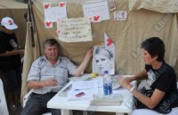 Бютовцы не собираются сворачивать палатки у Печерского суда