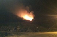 Под Львовом снова горит Грибовичская свалка