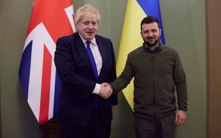 Зеленський подякував Джонсону за підтримку України та протидію Росії