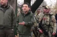 У штабі ООС заявили, що Зеленський у Золотому спілкувався не з військовими