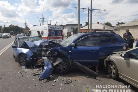 ​У Харкові в ДТП постраждали п'ятеро людей, у тому числі двоє дітей