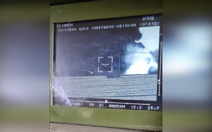 Мінус три танки і паливозаправник: "марунові берети" оприлюднили відео знищення техніки РФ