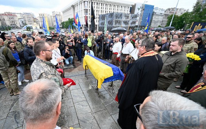 Слава і пам’ять Героям, що полягли за Україну, - Кличко під час прощання з Олегом Куциним