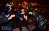 На скандальному будівництві на Осокорках міліція побила місцевих жителів (додано фото)