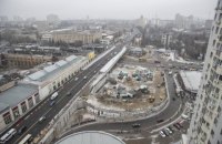 На Шулявском мосту сооружают съезды 