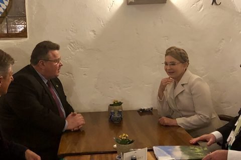 ​Тимошенко встретилась в Мюнхене с главой МИД Литвы