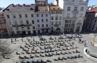 109 порожніх візочків: Львів соціальною акцією нагадав світу про вбитих Росією українських дітей
