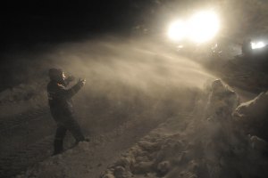 Районный центр во Львовской области отрезан от цивилизации из-за непогоды