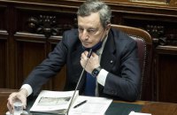 Сенат Італії висловив довіру прем'єр-міністру Маріо Драгі