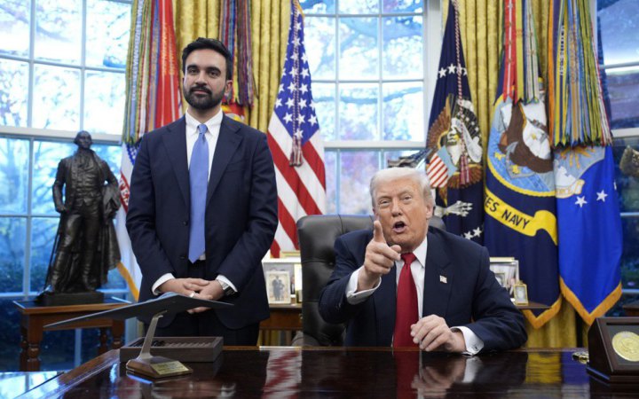 Трамп зустрівся з новим мером Нью-Йорка Мамдані у Білому домі