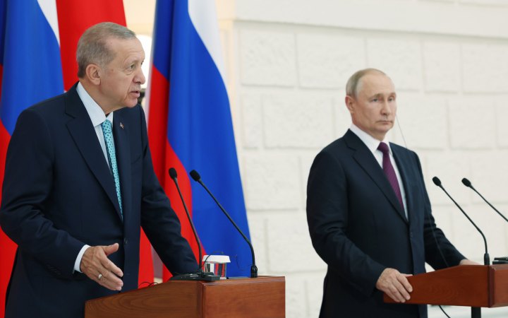 Ердоган після переговорів із Путіним вважає, що незабаром вдасться відновити "зернову угоду"