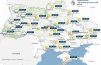 Гідрометцентр: в четвер в деяких регіонах України дощі, місцями грози та пориви вітру