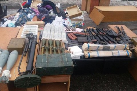 СБУ огласила список изъятого при задержании Рубана оружия