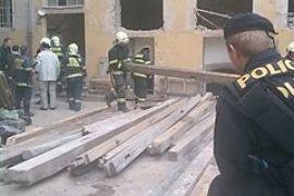 В центре Праги рухнул дом