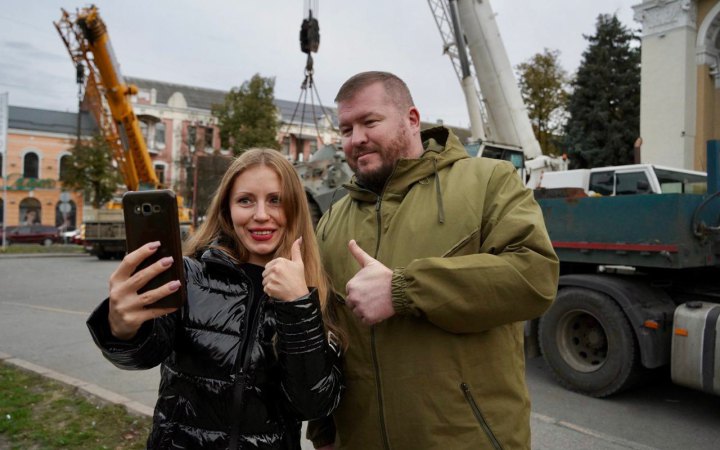 У Полтаві до Дня міста підготували виставку знищеної російської техніки