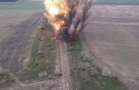 ДСНС оприлюднила відео знищення 475 ворожих боєприпасів
