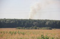 Біля арсеналу в Калинівці сталася пожежа (оновлено)