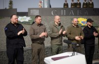 Бучанську громаду Київщини відвідали Зеленський, Стефанчук, Шмигаль, Умєров, Сирський, Малюк