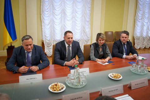 ​Ермак впервые встретился с послами G7 в качестве главы Офиса президента