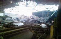 В одном из цехов "Крымского титана" обрушилась кровля
