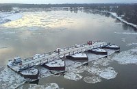 На Черниговщине из-за ледохода разрушился мост