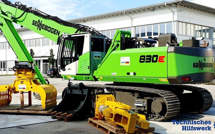 Німеччина передала спеціалізоване будівельне обладнання для прифронтових територій України