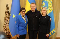 Мер Львова Садовий зустрівся із Пенні Пріцкер та Бріджит Брінк