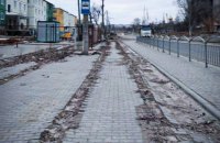 Окупанти почали демонтаж трамвайної колії в Маріуполі