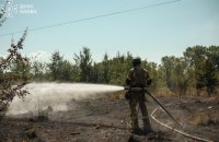 ​У Києві працювала ППО. Уламки дрона впали в Голосіївському районі (оновлено)