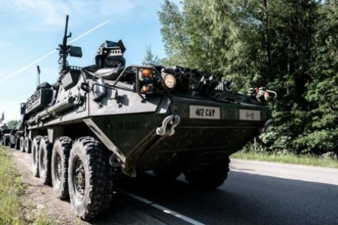 При столкновении бронетранспортеров в Литве пострадало около 10 американских военных