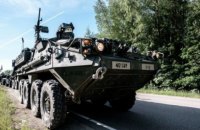 При столкновении бронетранспортеров в Литве пострадало около 10 американских военных
