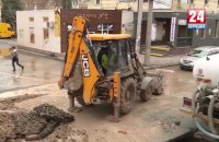 В Симферополе во время ликвидации аварии на водопроводе погиб человек