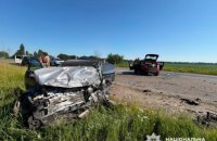 На Київщині унаслідок ДТП загинули п’ятеро людей, ще двоє травмовані