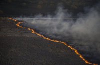Под Чернобылем провели авиационную разведку пожара