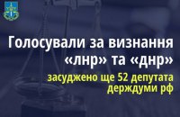 Український суд визнав винними 52 депутатів РФ за визнання "ЛНР" та "ДНР"