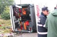 Украинцы не пострадали в аварии туристического автобуса в Румынии