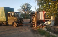 В Днепре грузовик протаранил "скорую" с пациентом, пострадали пять человек