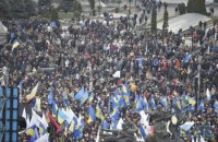 Полиция подсчитала число участников вече на Майдане