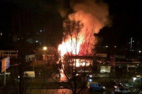 В Одессе сгорел фитнес-клуб, где тренировались полицейские и участники АТО