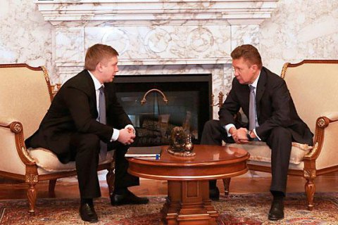 Главы "Нафтогаза" и "Газпрома" встретились в Минске (обновлено)