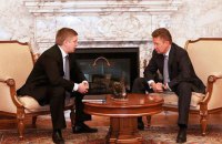 Главы "Нафтогаза" и "Газпрома" встретились в Минске (обновлено)