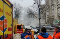 В Киеве затопило горячей водой подземный переход на проспекте Победы