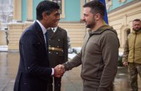 В Україну вперше приїхав прем'єр Британії Сунак