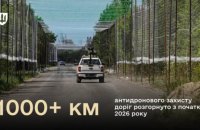 Міноборони облаштувало понад 1000 км антидронового захисту логістичних маршрутів України