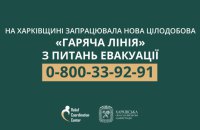На Харківщині запрацювала нова цілодобова «гаряча лінія» з питань евакуації, – Синєгубов