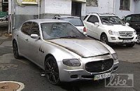 Maserati Милевского сгорел ночью
