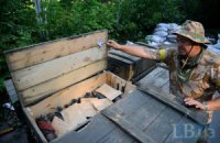 Нацгвардия изъяла склад боеприпасов боевиков возле Славянска