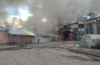 У Ніжині виникла пожежа на жиркомбінаті