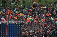 На антиисламский митинг в Дрездене вышли 10 тыс. человек